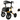 VOCIC Z52 Zubehör für faltbaren Rollator mit Tasche, Reflektoren und einfachem Montagezubehör, ideal für Senioren.